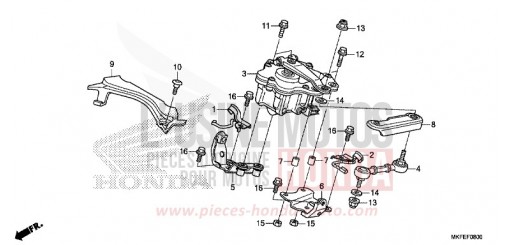 AMORTIS. DIRECTION CBR1000S1K de 2019